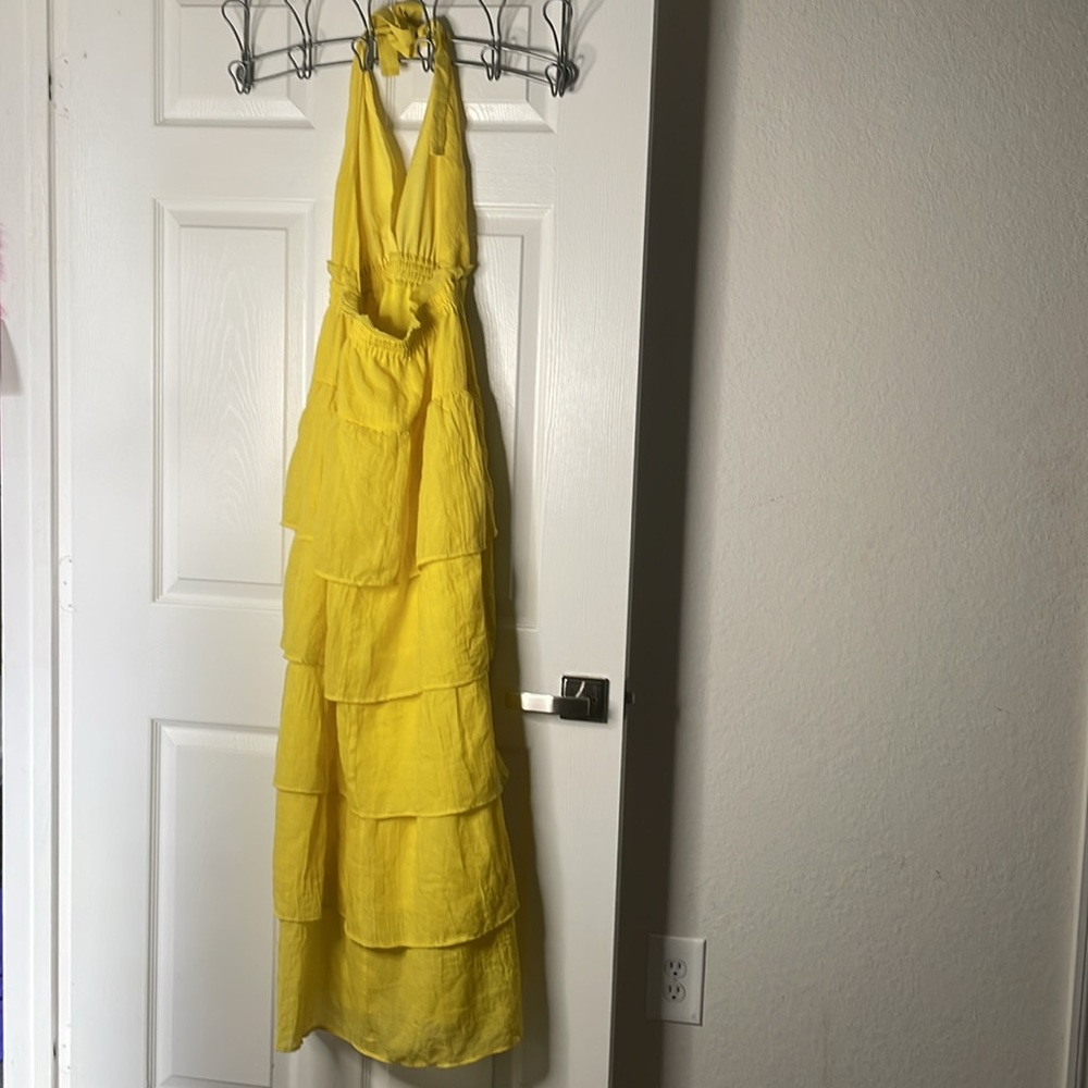 Fiestar Halter Ruffle Maxi Dress - Picture 5 of 7